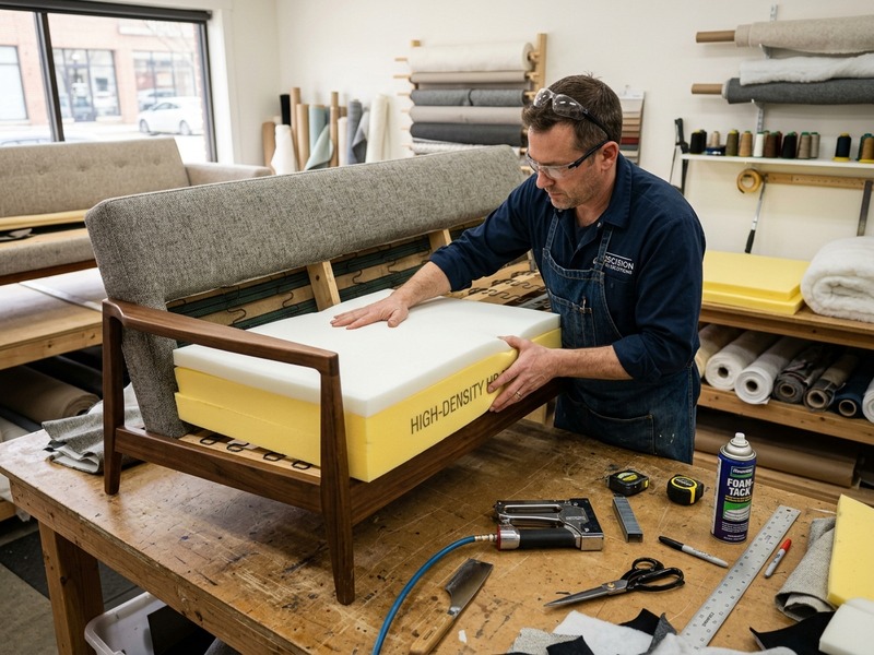 Sofa Foam Replacement in Gurgaon - Doorstep Sofa Repair by Haider Foam